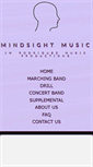 Mobile Screenshot of mindsightmusic.com