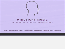 Tablet Screenshot of mindsightmusic.com